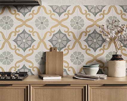 Patterned Kitchens