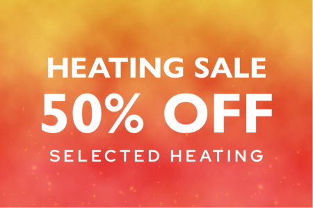 Heating Sale - 50% Off Selected Heating
