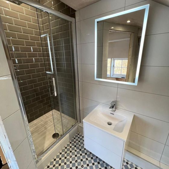 Sandhurst Blue Star Ceramic Tile