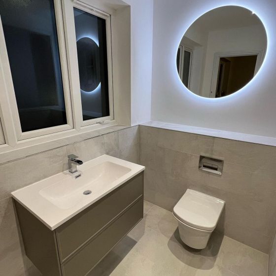 Kendal 800mm Wall Hung Vanity Unit in French Grey