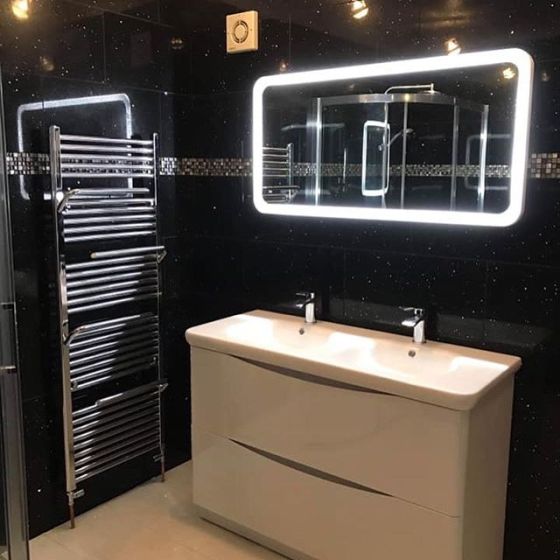 Erin 1200mm White Gloss Vanity Unit
