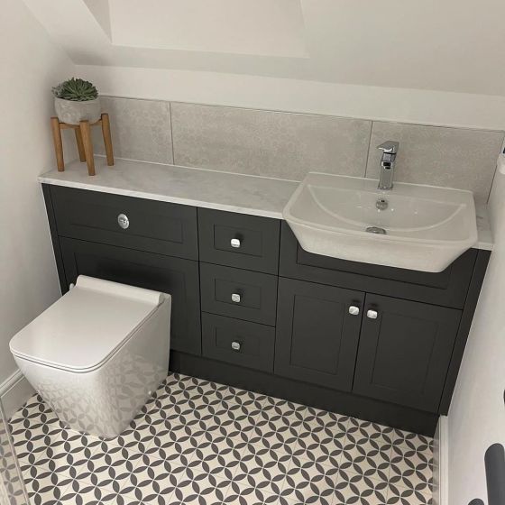 Ripley Black & White Pattern Ceramic Tile