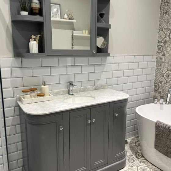 Richmond Vanity Unit in Matt Light Grey