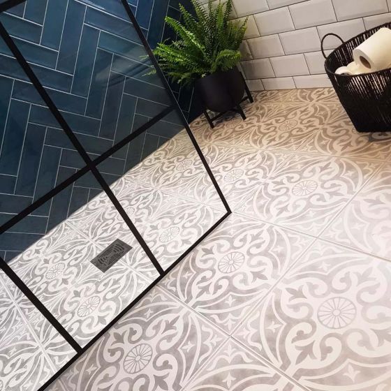 Dorchester Silver Matt Porcelain Tile