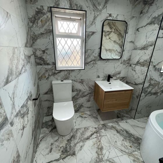 Snowdon Wall Hung Vanity Unit in Natural Oak