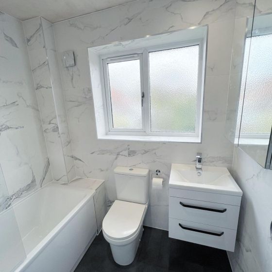 Nante 515mm Wall Hung Vanity Unit in White Gloss with Ceramic Basin