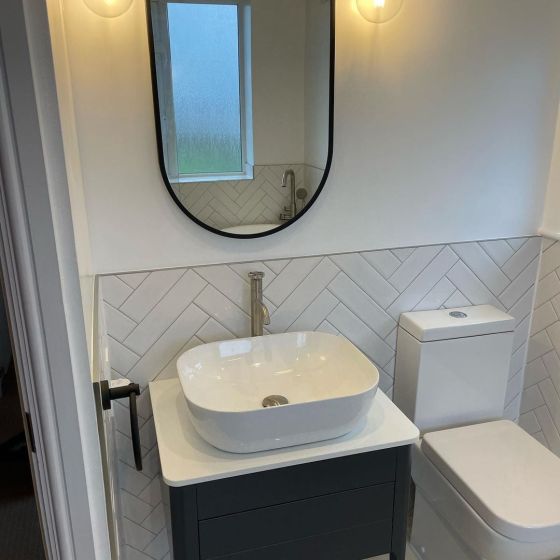 Stonehouse Slate Grey Vanity Unit