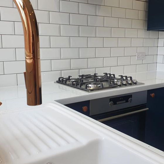 Metro White Ceramic Brick Tile