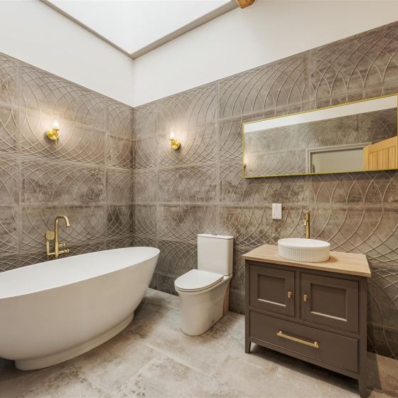 Fontana Ceniza Decor Porcelain Tile