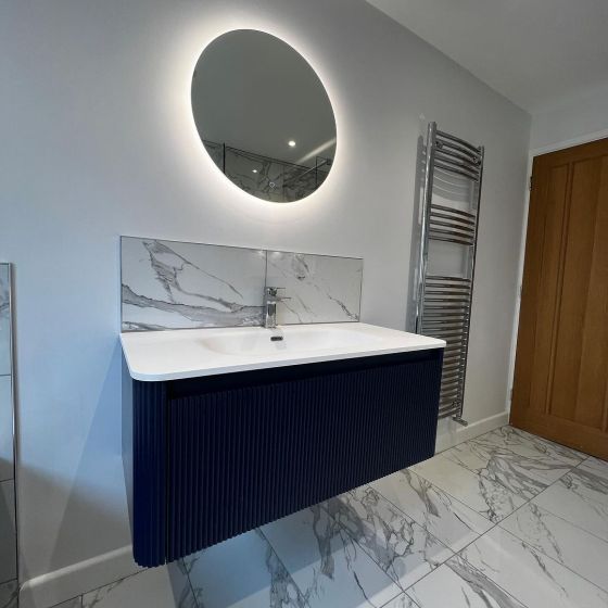 Charlie White Marble Gloss Porcelain Tile