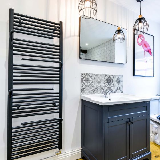 Arundel Midnight Grey Traditional Vanity Unit