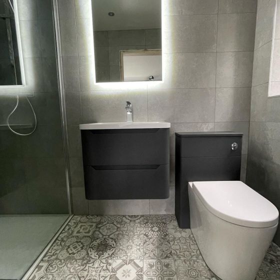 Ellis Charcoal WC Unit