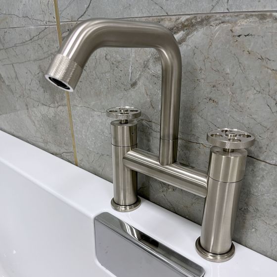 Urban Brushed Nickel Bath Filler Tap