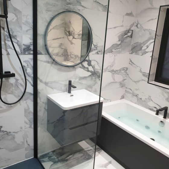 Charlie White Marble Tiles