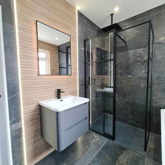 Zoltan Graphite Stone Effect Matt Porcelain Tile