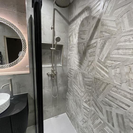 Urban Brushed Nickel Exposed Valve Shower Pack