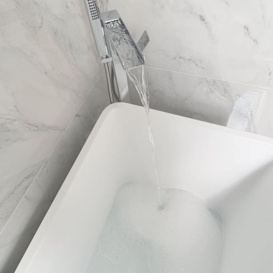 Cairo Freestanding Waterfall Bath Shower Mixer Tap