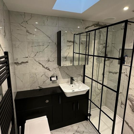 Kelto White Marble Gloss Porcelain Tile