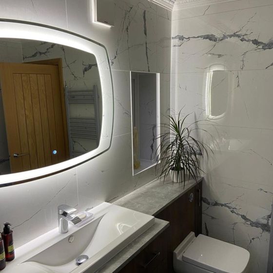 Kelto White Marble Gloss Porcelain Tile