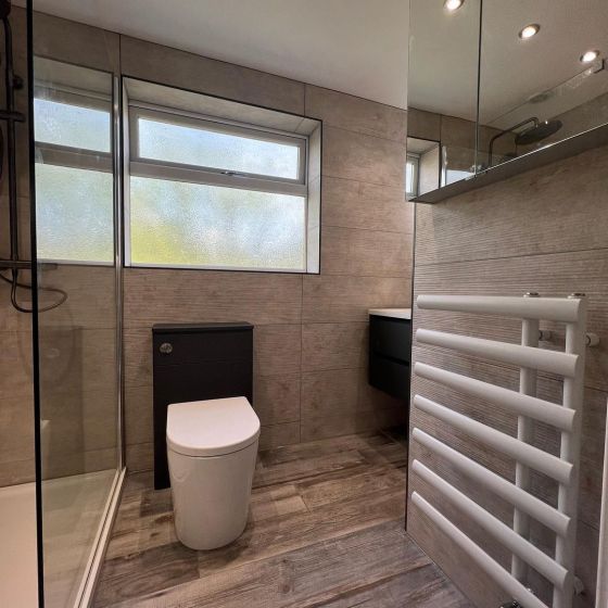 Dunwell White Heated Towel Rail