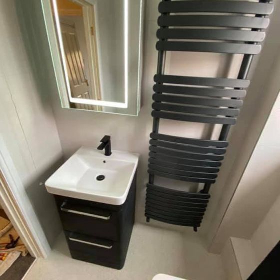 Esk Black Vanity Unit