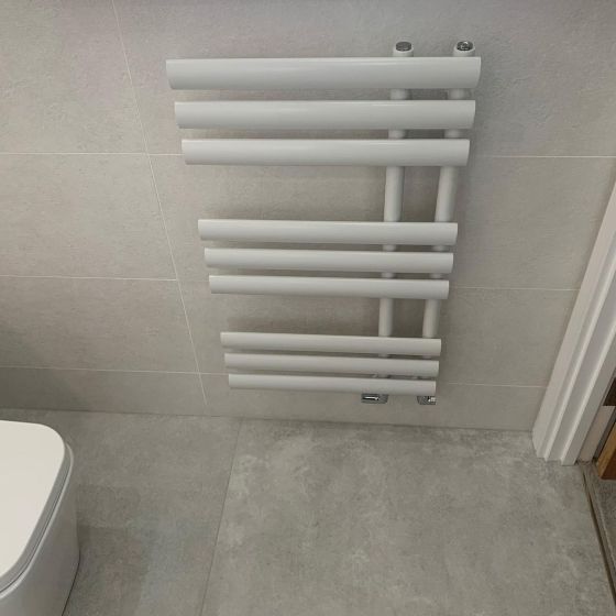 Rayner White Designer Heated Towel Rail