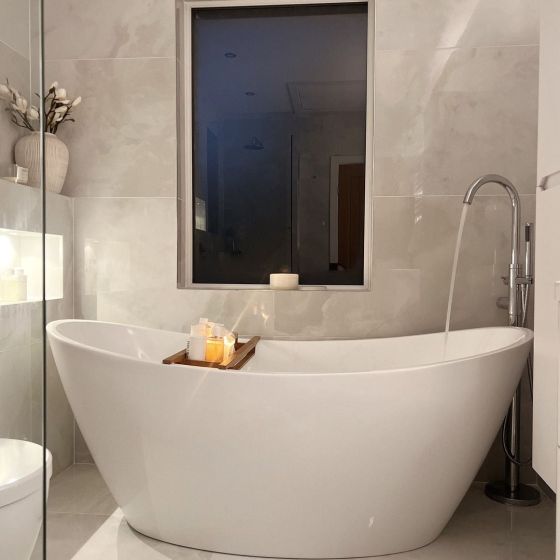 Osaka White Super Polished Porcelain Onyx Tile 600x1200mm