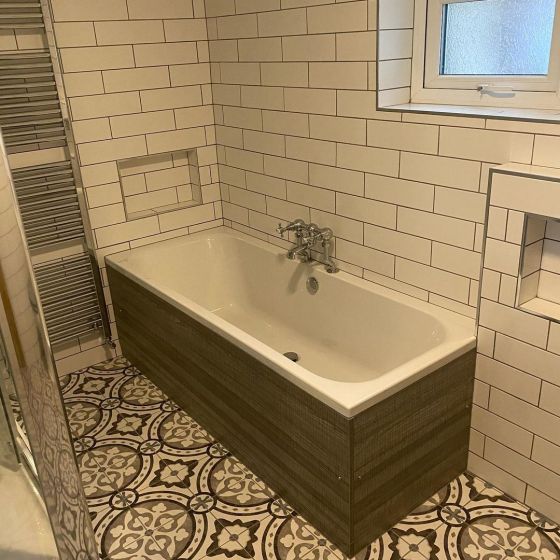 Snowdon Leached Oak Front Bath
