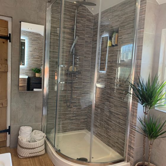Single Sliding Door Quadrant Enclosure
