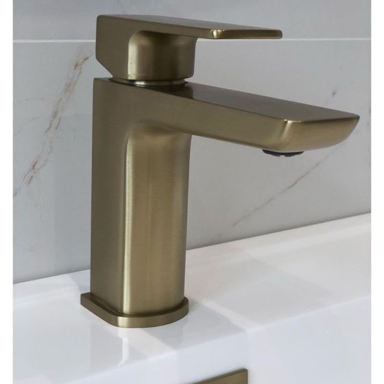 Gold Basin Mixer Tap