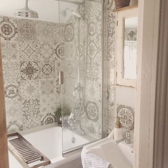 Aramean Grey Patterned Tiles