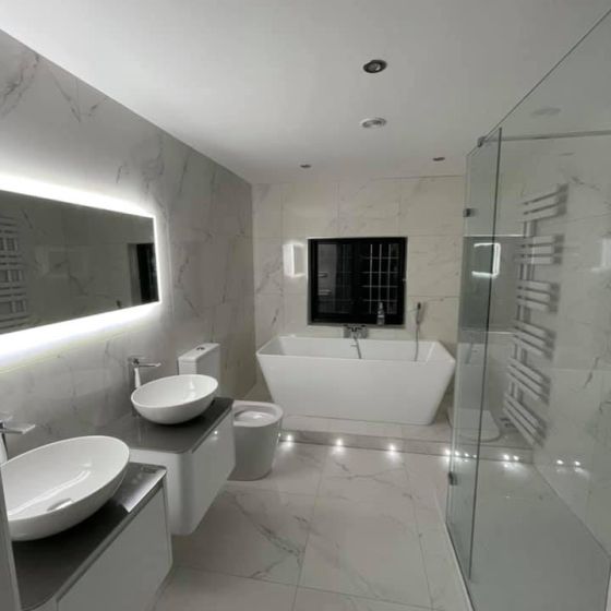 Callerton White Wall Hung Vanity Unit