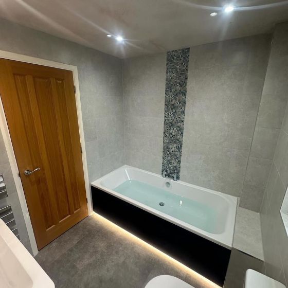 Graffi Grey Matt Porcelain Tile - 600x1200mm