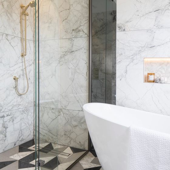 Cosmos White Marble Tiles