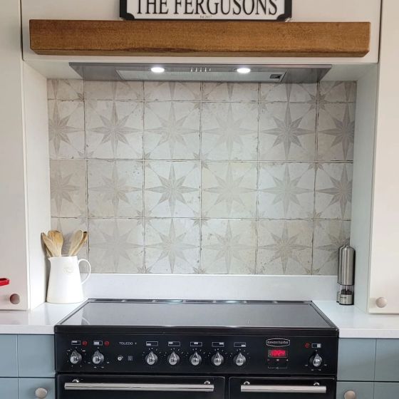 Fired Star White Matt Ceramic Tile