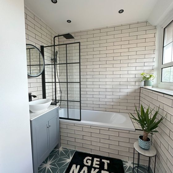 Navajo Gris Gloss Ceramic Brick Tile