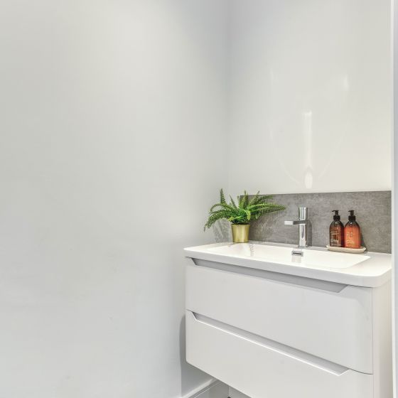 Ellis Wall Hung 800mm Vanity Unit in Matt White