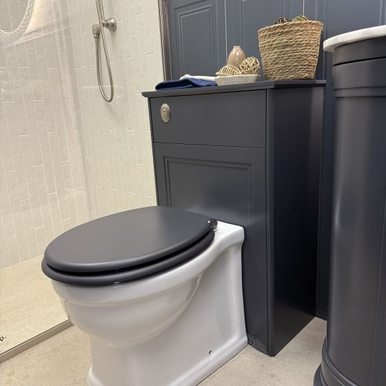 Traditional Midnight Grey WC Unit