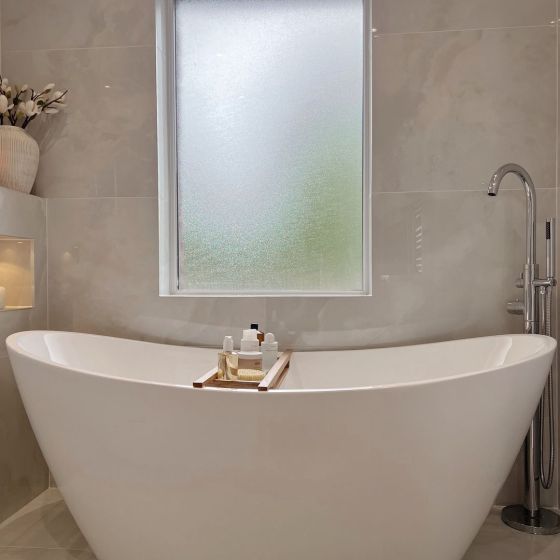Lambi Freestanding White Acrylic Bath 1700x800mm