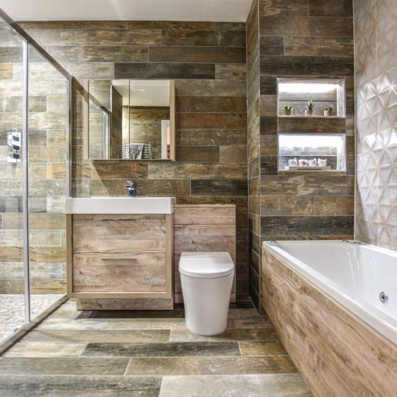 Winslow Floor Standing Vanity Unit in Light Sawn Oak Effect