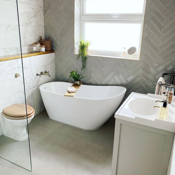 Navajo Gris Gloss Brick Tile