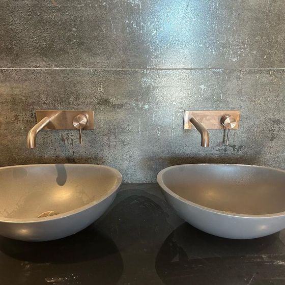 Metallon Titanium Semi-Polished Metallic Porcelain Tiles - 600x1200mm