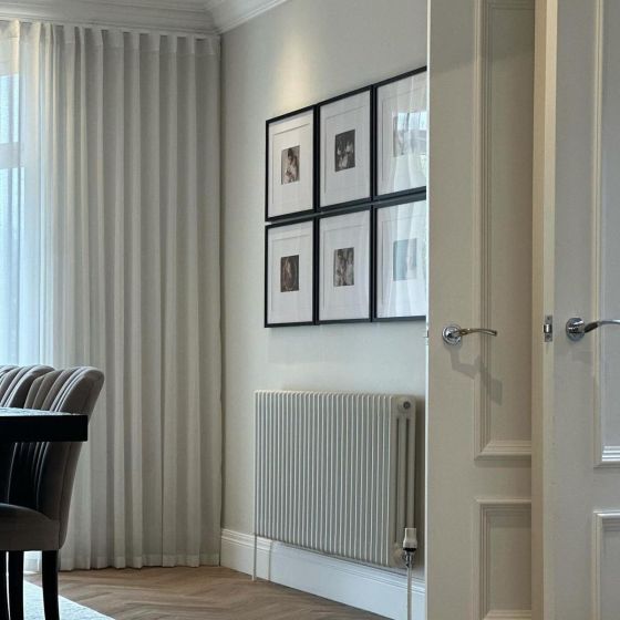 Upton White Triple Horizontal Column Radiator - 600x1370mm