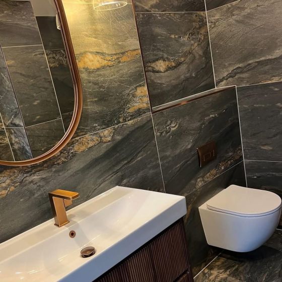 Flint Brushed Bronze Basin Mono Tap