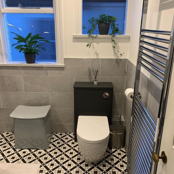 Ellis WC Unit in Matt Black