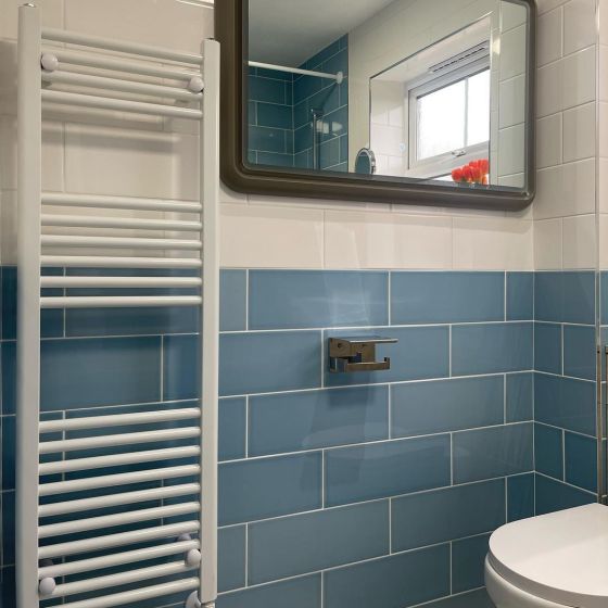 Neptune White Heated Towel Rail