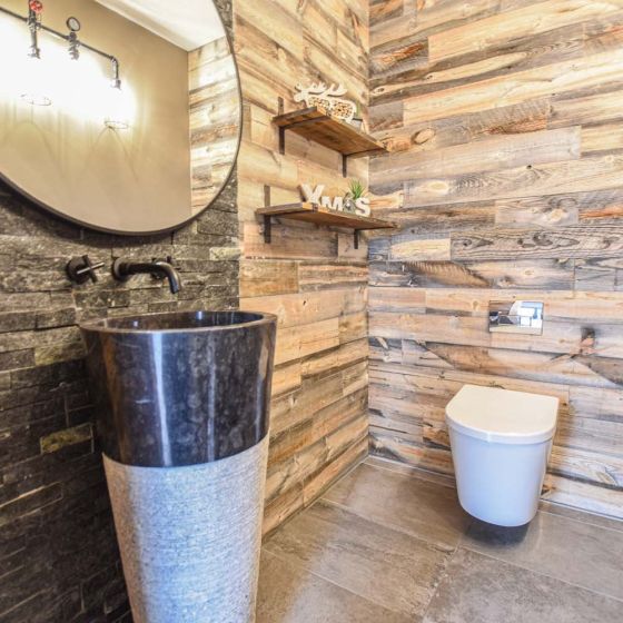 Kohler Multi-Coloured Wood Effect Matt Porcelain Tile