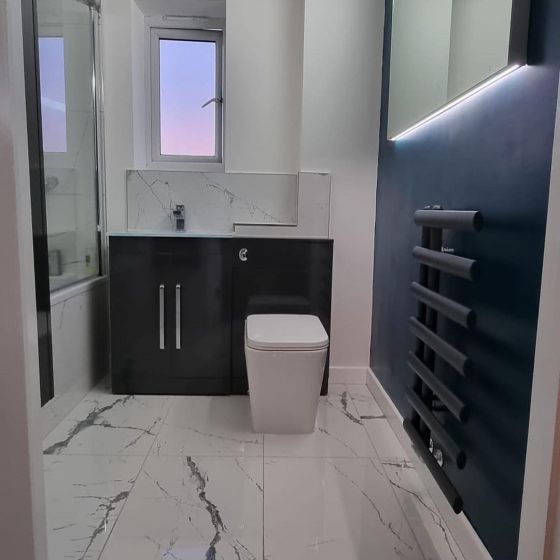 Nante Anthracite Grey Vanity & WC Unit