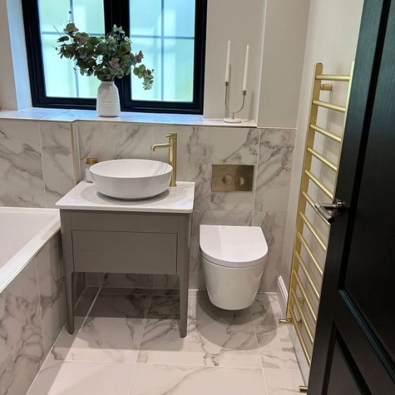 Stonehouse 650mm Vanity Unit in French Grey
