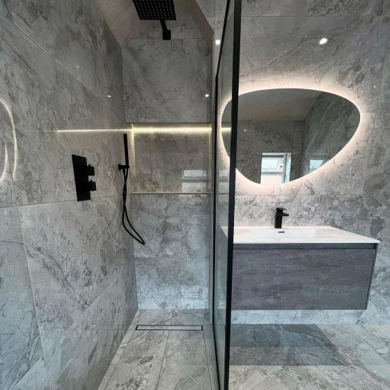 Pebble Backlit LED Mirror